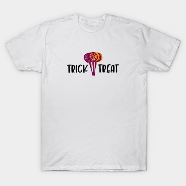 Trick or Treat Candy Giver Halloween T-Shirt by notami